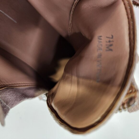 Linea Paolo Niya Hidden Wedge Sneaker Blush Pink Shoes Women's Size 7.5 - Picture 11 of 13